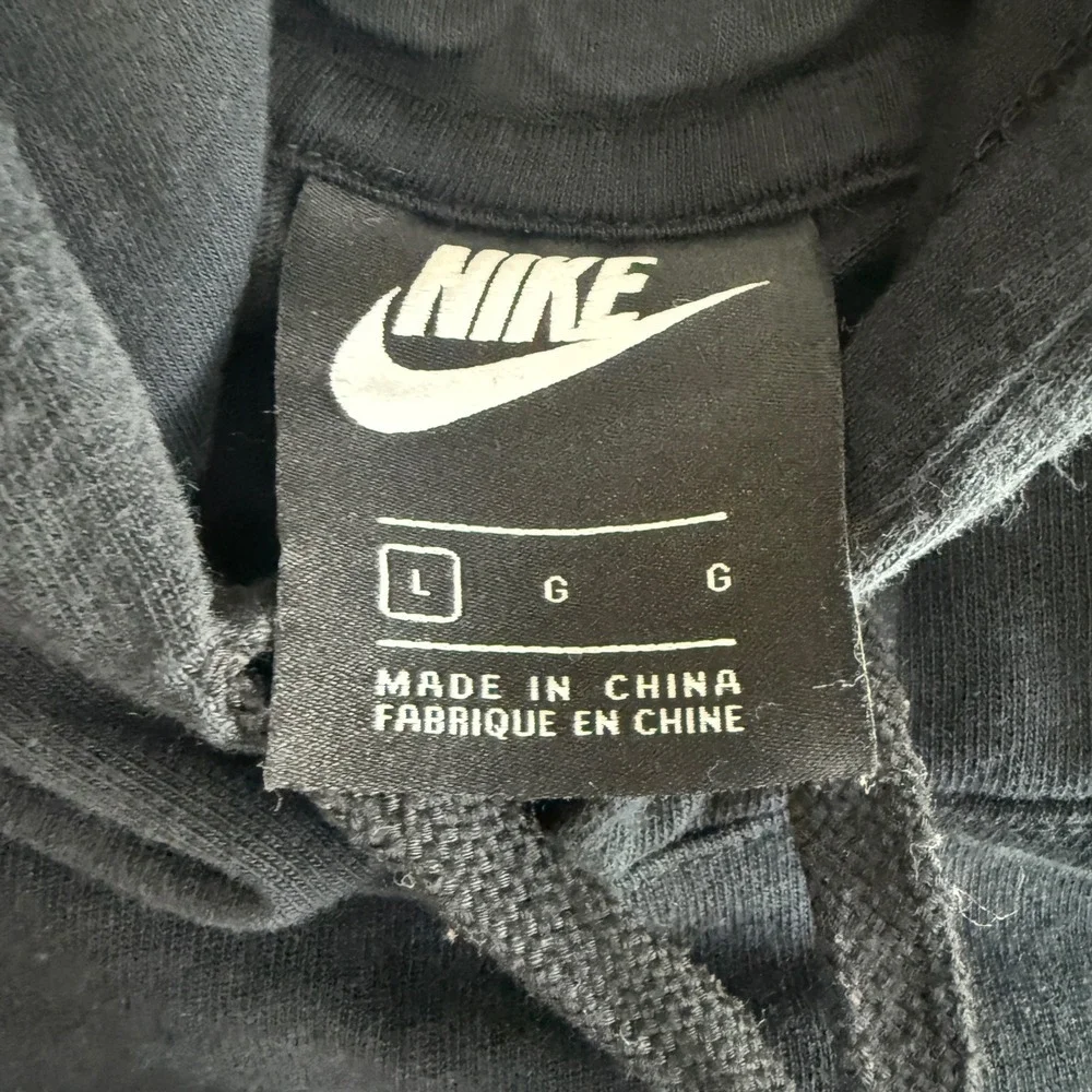 Nike Lightweight Jersey‎ Hoodie Mens Large Black